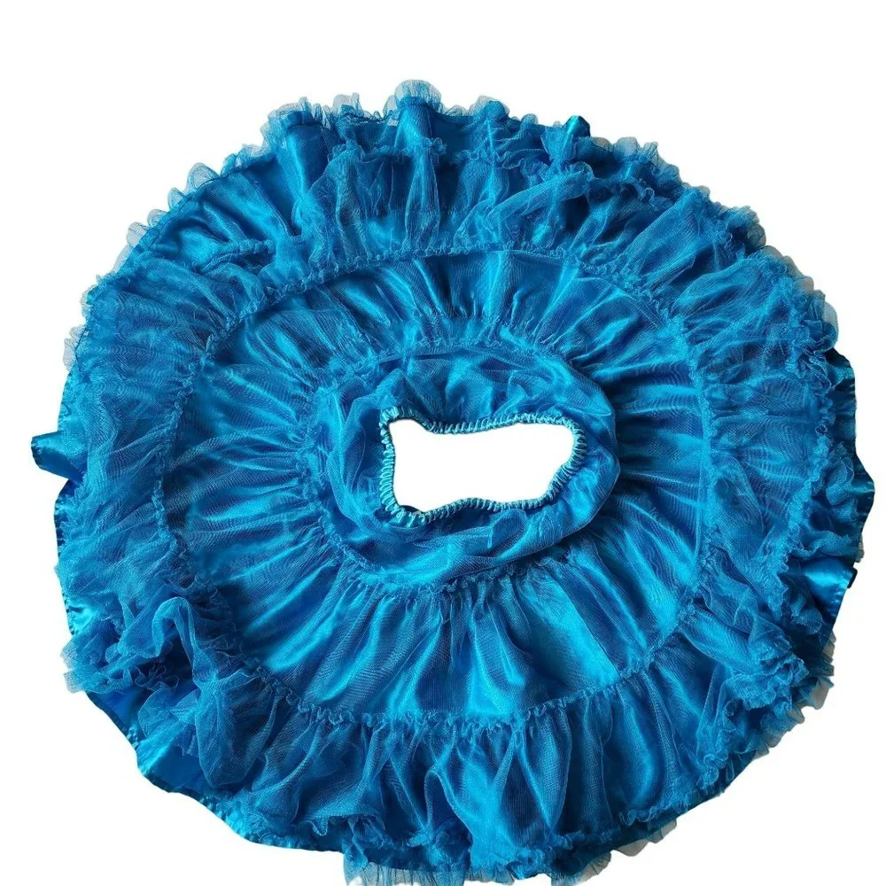 Hannah Anderson Blue Ruffled Skirt Size 10